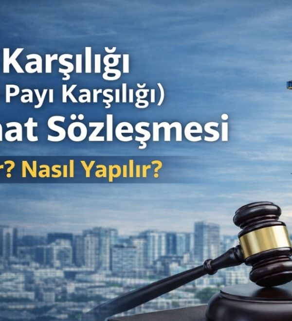 Kat Karşılığı (Arsa Payı) İnşaat Sözleşmesi